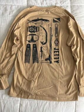 Jetty Fishing Cotton Longsleeve Shirt L